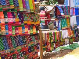 Banaras silk market